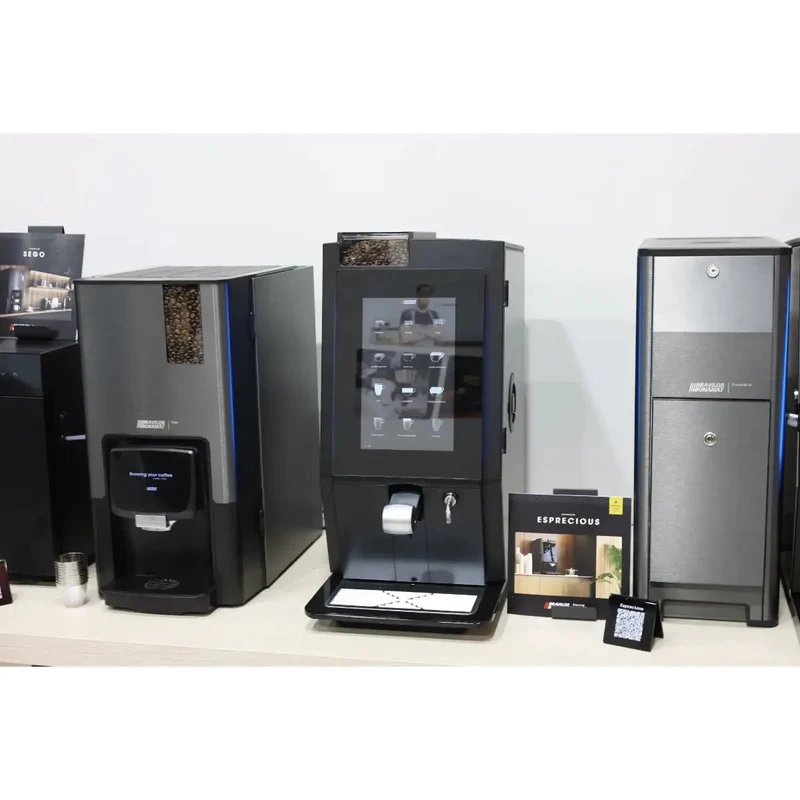 Bravilor Esprecious 22 Bean to Cup Coffee & Espresso Machine + 2 x Instant Canisters & 2 Grinders