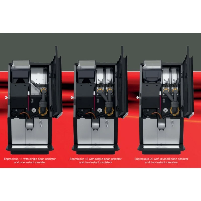 Bravilor Esprecious 22 Bean to Cup Coffee & Espresso Machine + 2 x Instant Canisters & 2 Grinders