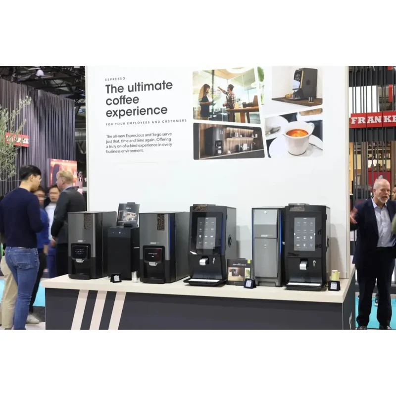 Bravilor Esprecious 11L Fresh Milk, Bean to Cup Coffee & Espresso Machine + Instant Canister