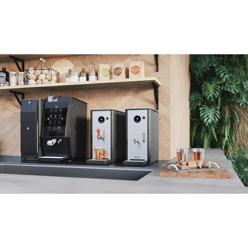 Bravilor Esprecious 21L Fresh Milk, Bean to Cup Coffee Machine + Instant Canister & Grinder