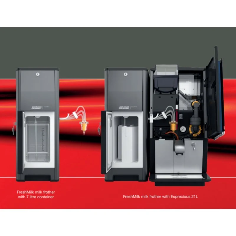 Bravilor Esprecious 21L Fresh Milk, Bean to Cup Coffee Machine + Instant Canister & Grinder