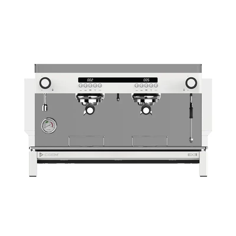 CREM EX3 2 Group Display Espresso Machine 11.5 Litres - Black/White Takeaway