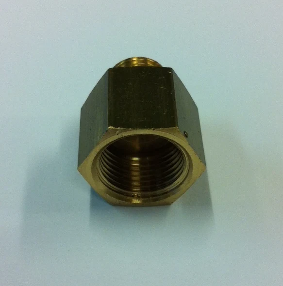 Fitting - 3/8" F - 1/4" M - Messing
