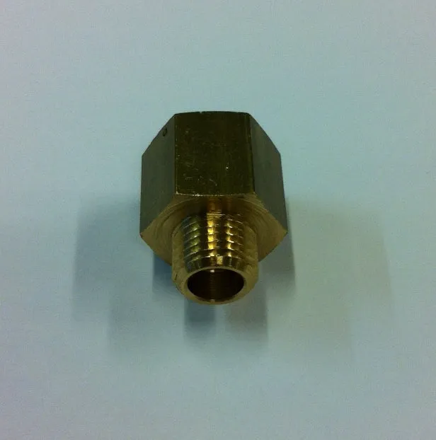 Fitting - 3/8" F - 1/4" M - Messing