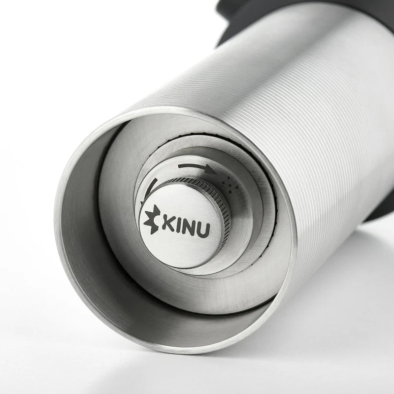 Kinu Saturn Silver - manuelle Gewürzmühle