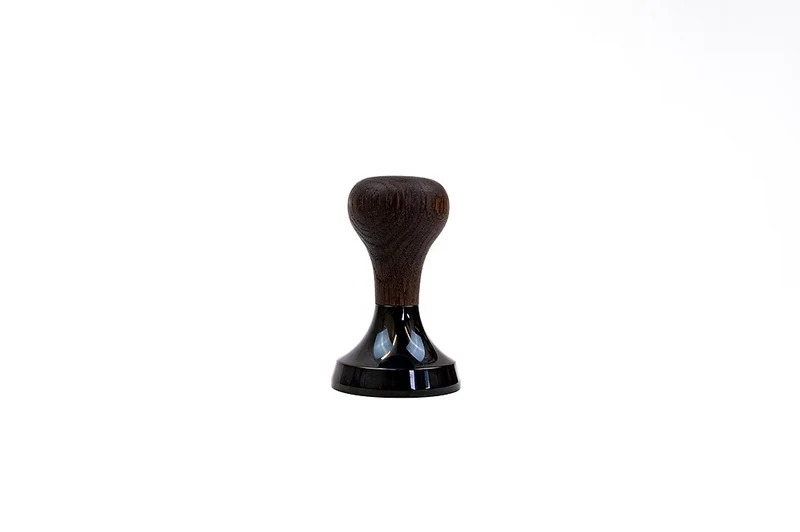 Präzisions Tamper Holz All Black – 58,5 mm Barista