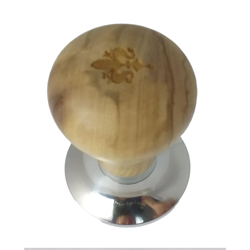 Eureka einstellbarer Tamper 58mm aus Eiche/ Nussholz/ Olivenholz/ Schwarz - Kaffeewelt