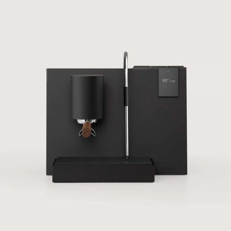 Ligre Youn Black Mat & Siji Kaffeemühle im Set Aussteller