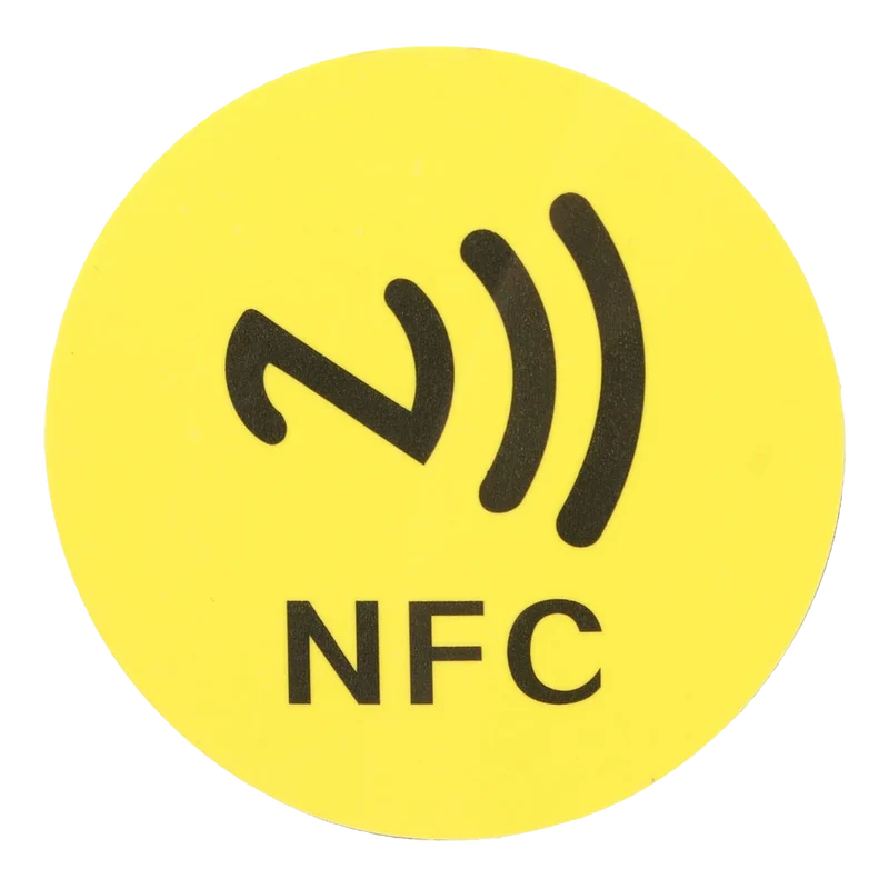 NFC-Aufkleber, gelb