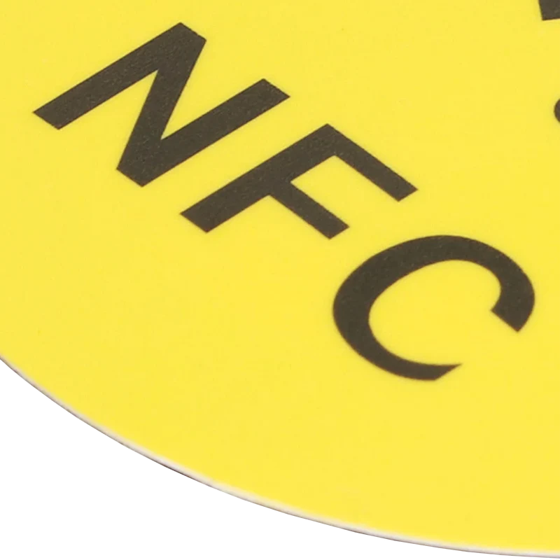 NFC-Aufkleber, gelb