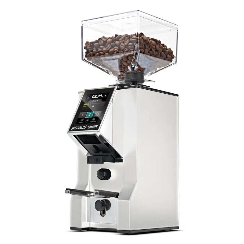 Ascaso Steel DUO Plus Weiß mit Eureka Specialita Smart