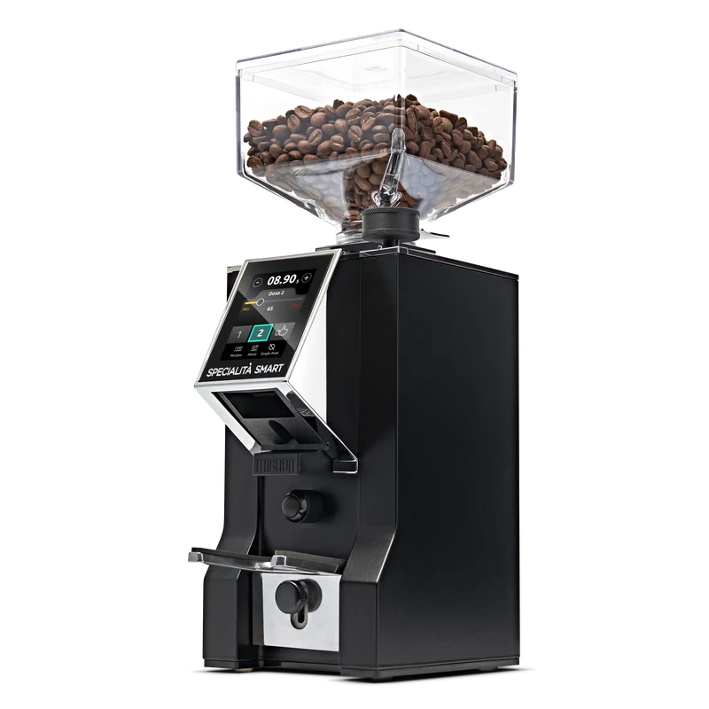 Ascaso Steel DUO Plus schwarz mit Eureka Specialita Smart