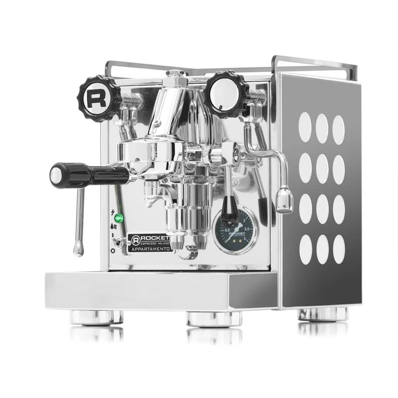 Rocket Appartamento Weiß Bundle mit Eureka Mignon Zero 65AP Weiß