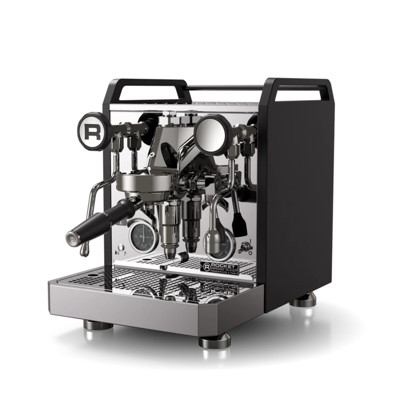 Rocket Mozzafiato V Fast Heat Schwarz Bundle mit Mahlkönig X64 SD Single Dose