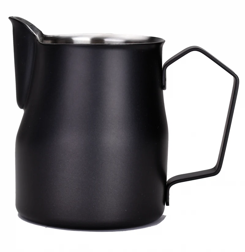 Joe Frex Milchkanne Latte Art 350/500/750ml Schwarz- Kaffeewelt