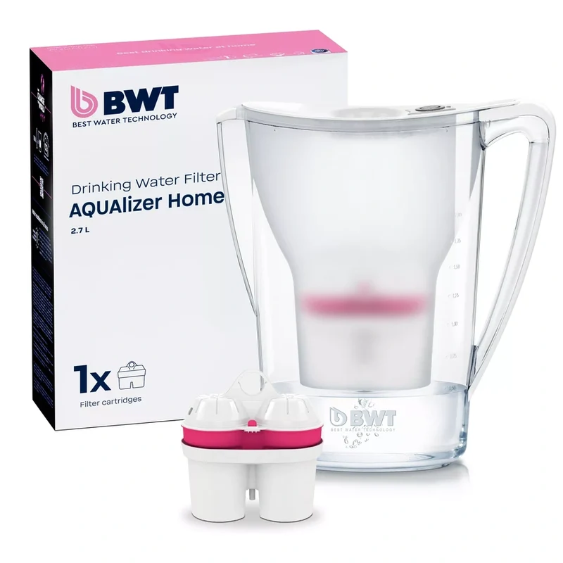 BWT Wasserfilter AQUAlizer Home Weiß inkl. 1 Magnesium Kartusche