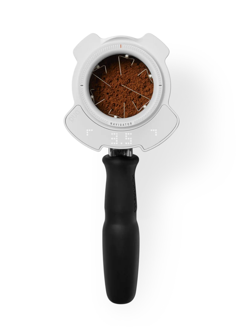 Puq Prep Navigator Weiß – WDT Tool für perfekte Espresso-Extraktion - 58mm