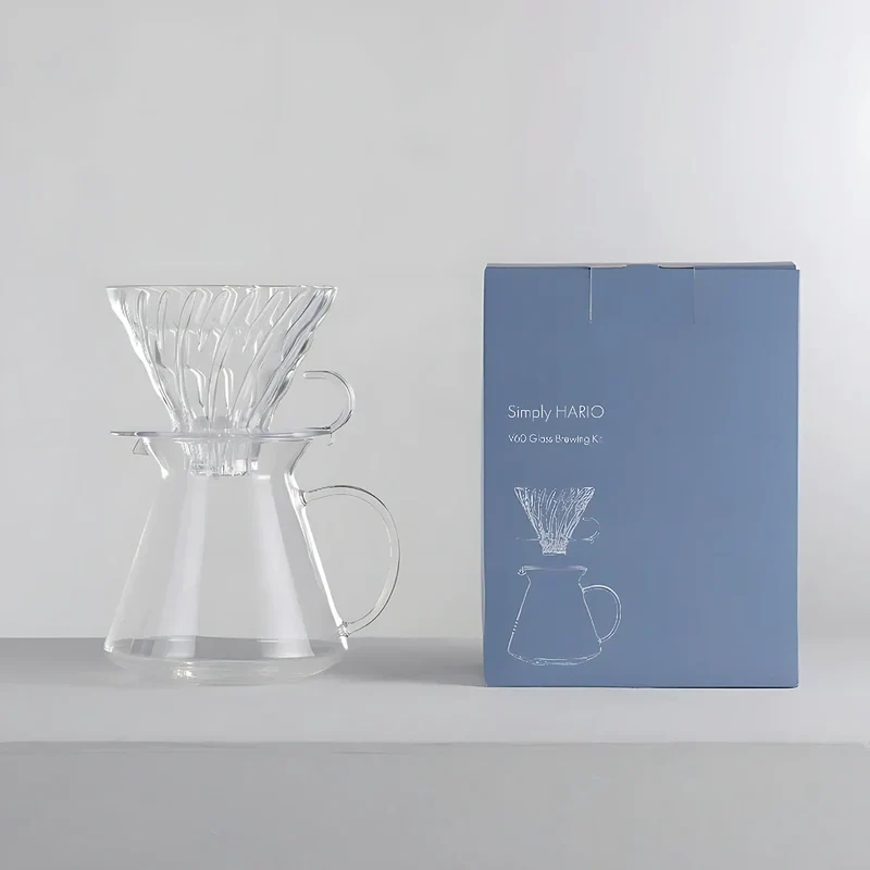 Hario V60 Glass Brewing Set 02 - Filterkaffee Set aus Glas