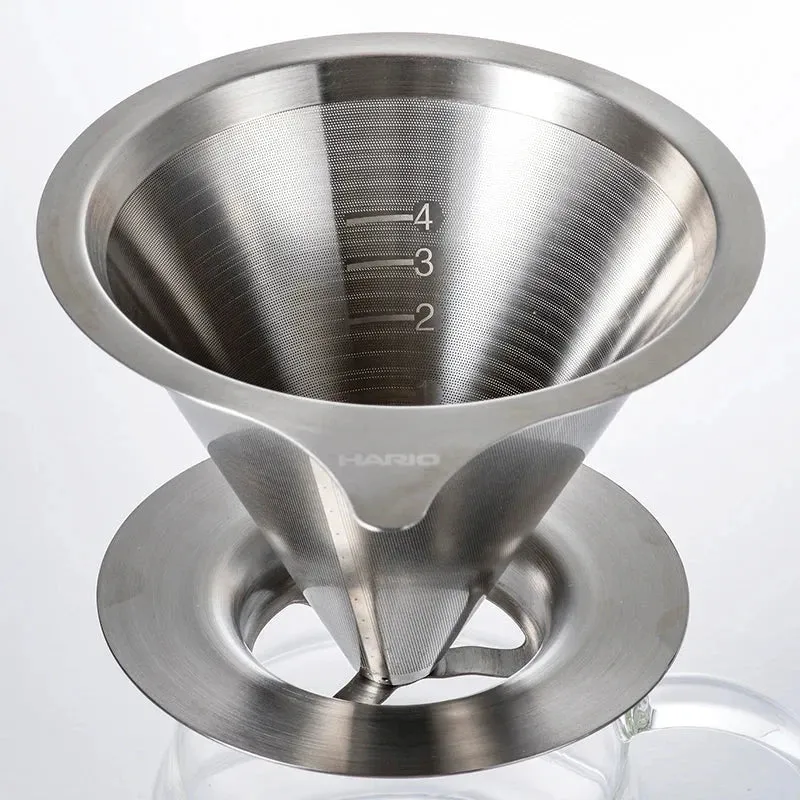 Hario Double Mesh Metal Dripper 02 - Handfilter aus Edelstahl