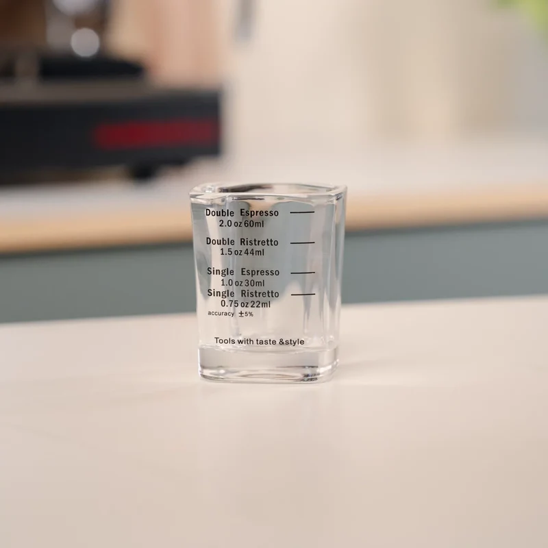 Espresso Shot Glas mit Einteilung