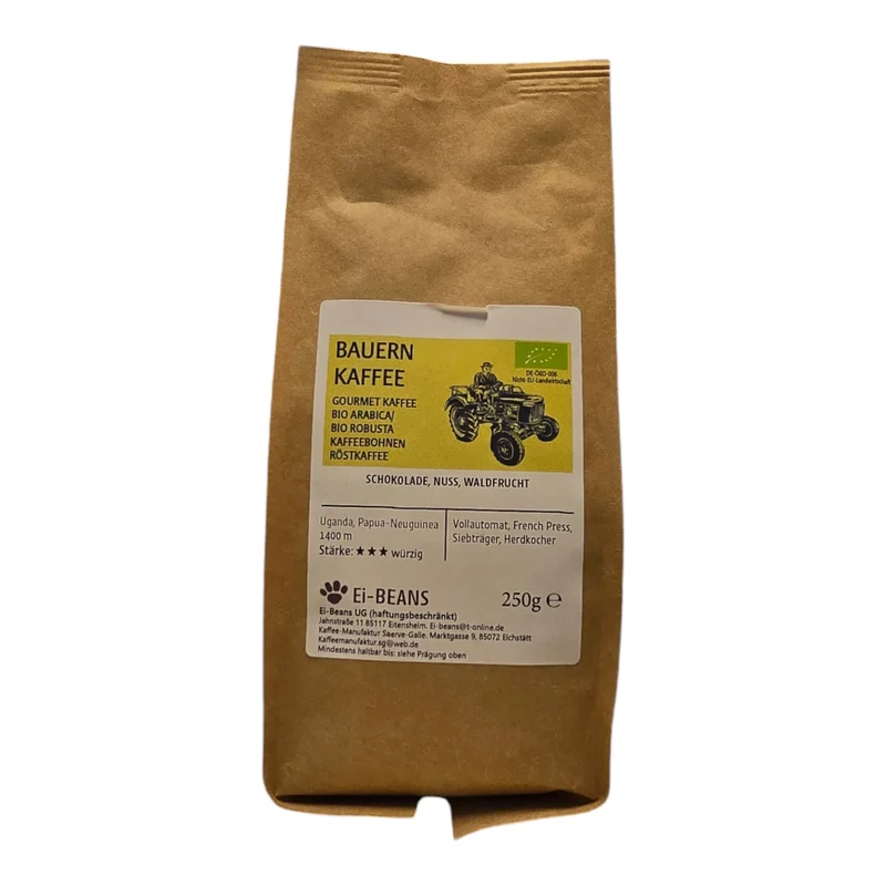 Gourmet Kaffee "Bauern Kaffee" Arabica / Robusta Bio