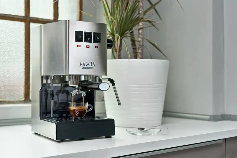 Gaggia Classic 5 Jahre Garantie EVO Pro E24 Edelstahl - Kaffeewelt