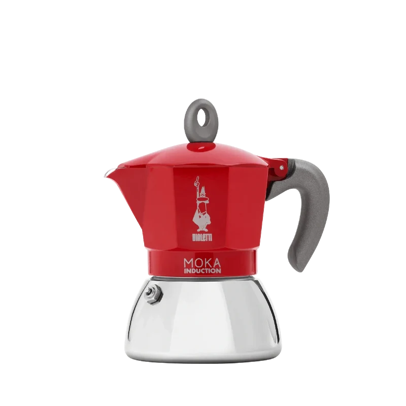 Bialetti New Moka Induction 2 Tassen Rot