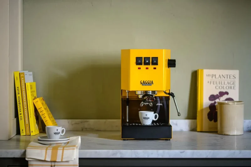 Gaggia Classic 5 Jahre Garantie EVO Pro E24 Gelb - Kaffeewelt