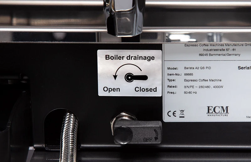 ECM Barista A2, 2-gruppig mit PID Steuerung & Kippventil