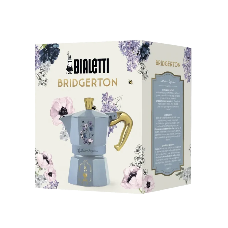 Bialetti Bridgerton Espressokocher Moka Express 3 Tassen