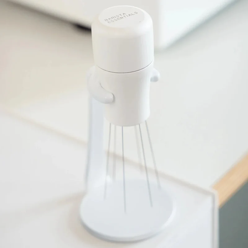 WDT Tool mit Stand zum Verteilen von Kaffeemehl