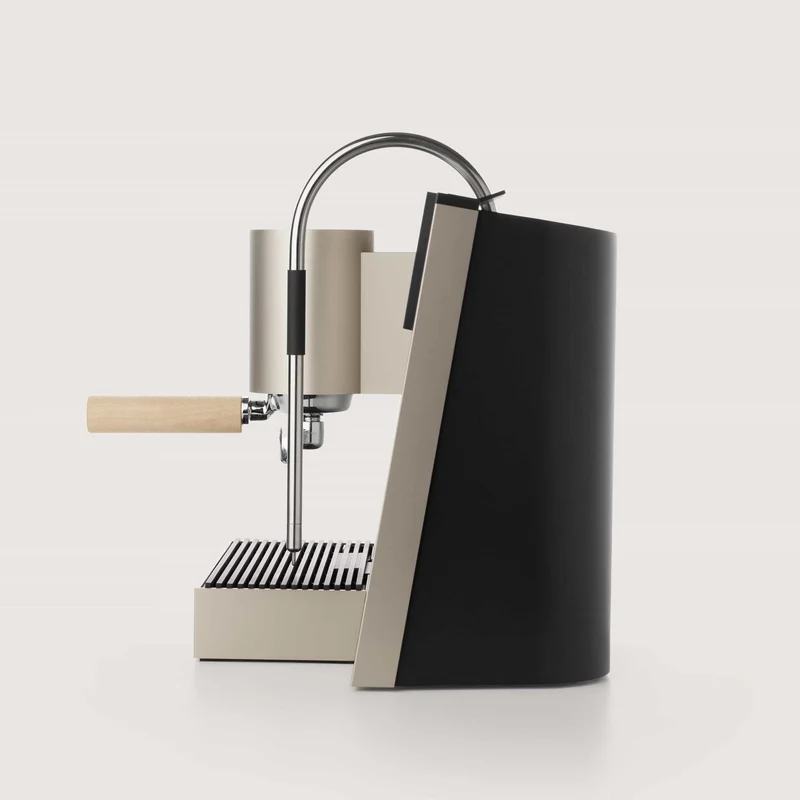 LIGRE Youn Siebträgermaschine Silver - Beige