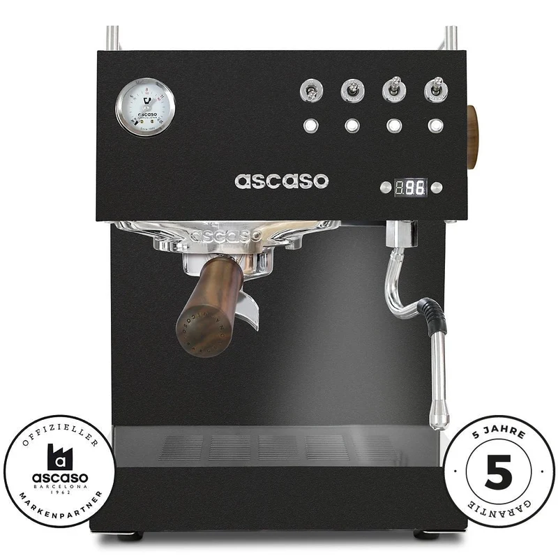 Ascaso Steel UNO PID schwarz / black & wood Version 2026